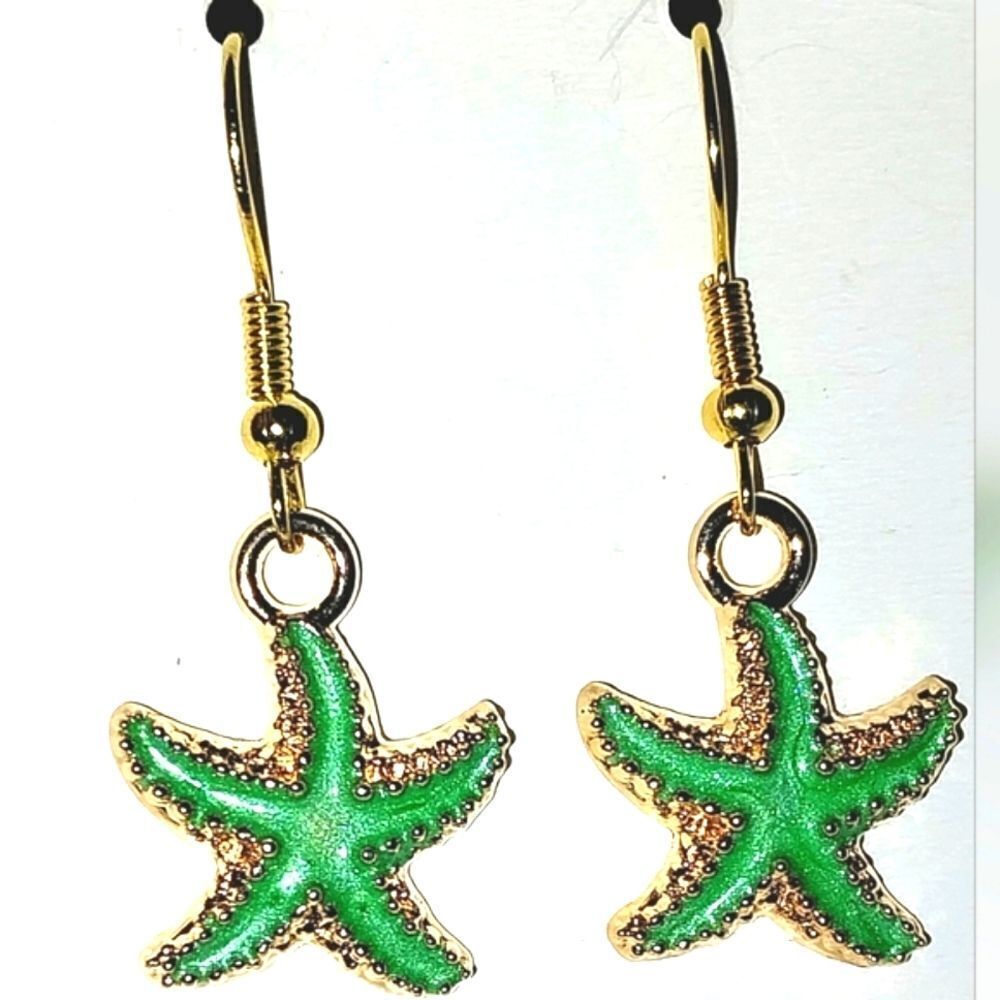 Hand crafted starfish earrings for women and kids